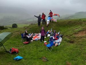 The weather did not spoil the festivities
