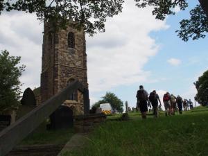 The end ....... at Emley Church
