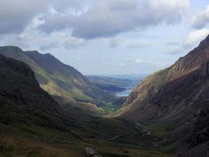 Snowden to Llyn Peris and Llyn Padarn