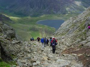 High above Idwal