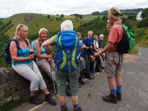 Ice Cream break at Monsal Head