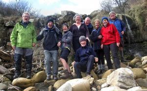 The gang at Hayburn Wyke