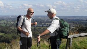 Bill and Peter in discussion