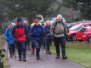 Whirlow Hall start, 3 B's walk