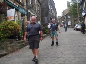 The boys head for home