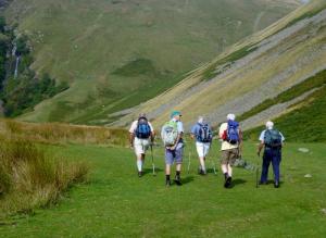 On the way to Cautley Spout