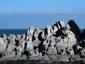 Around the rugged rocks