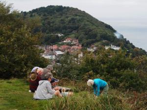 Lunch above Lynmouth