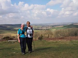 IOW Carole and Rita, Wroxhall Down