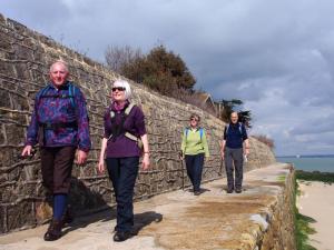 IOW Sea wall - Sea View