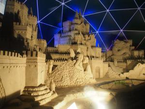 The Sand Wizard's Sculpture, St Catherine's