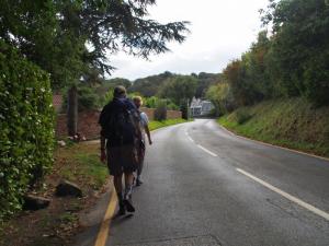 A little road walking