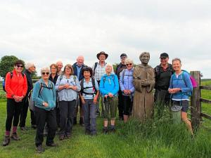 Full team at Bardney Abbey