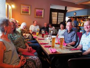 Dinner at The Woolpack