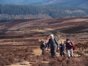 Colin leads up Foulstone Road