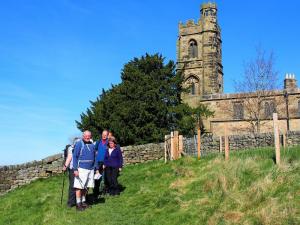 Leaving Dethick Church