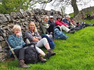 Lunch above Bakewell