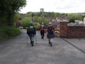 Entering Conisbrough