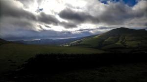 Moody skies