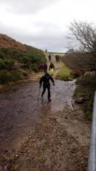 Striding bravely through