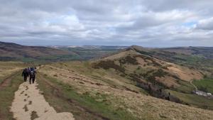 Leaving Mam Tor