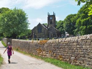 Cinder Hill Lane to Cowling church