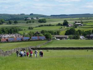 Heading for morning break near Trawden