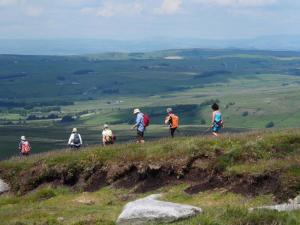 Starting the descent of Pot Brinks Moor