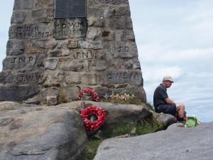 Philip at Cracoe War Memorial