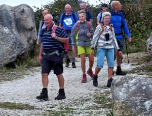 Exploring the Sculpture Park on the way to Portland Bill