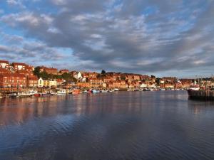 Evening light over the Esk at Whitby