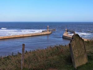 West and East piers from church yard