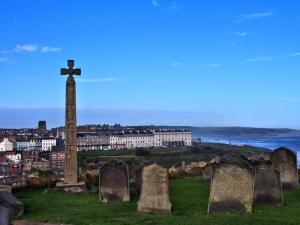 Caedmon Cross, churchyard
