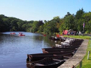Canoeing on the Esk