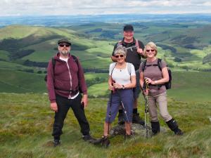 Robert, Angela, Philip, Sandra on Wester Tor
