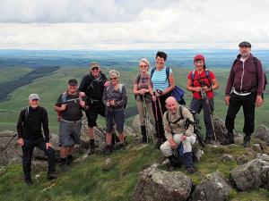 All bar Bob on Wester Tor