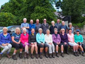 Day 3 walkers in Wooler