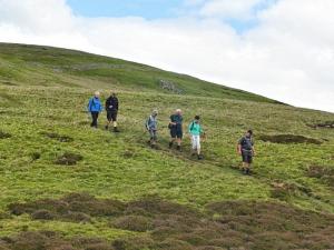 On the downward slope